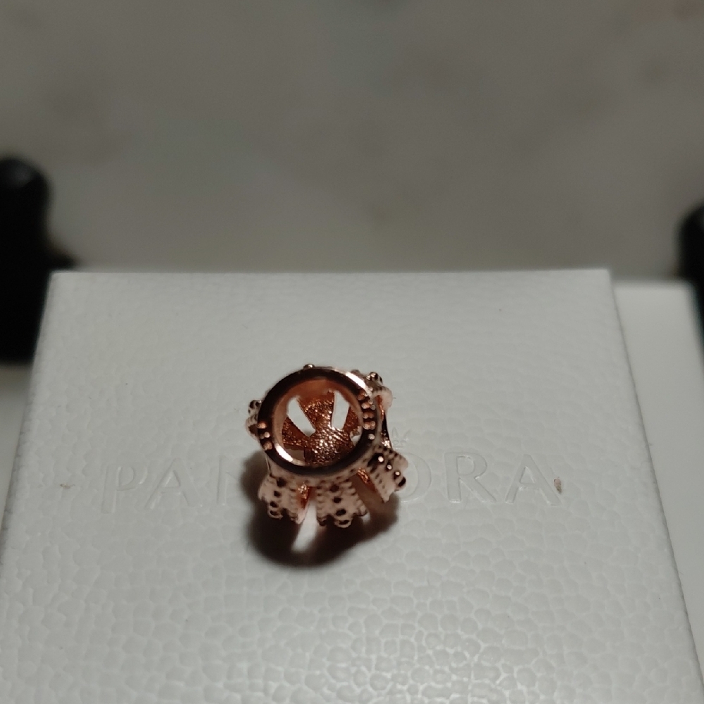 Pandora Rose Gold Crown Charm - Picture 8 of 10